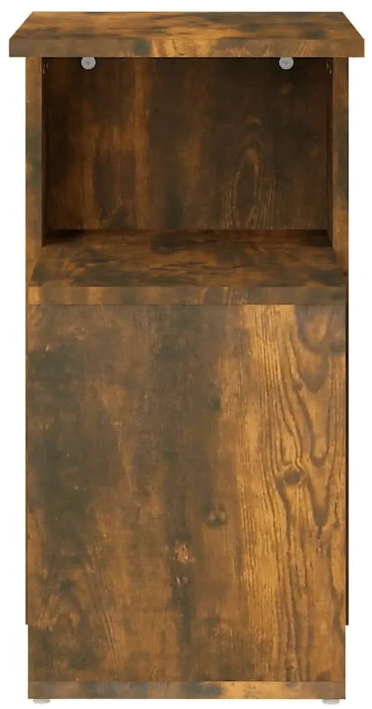 Mesa de apoio 36x30x56cm madeira processada cor carvalho fumado