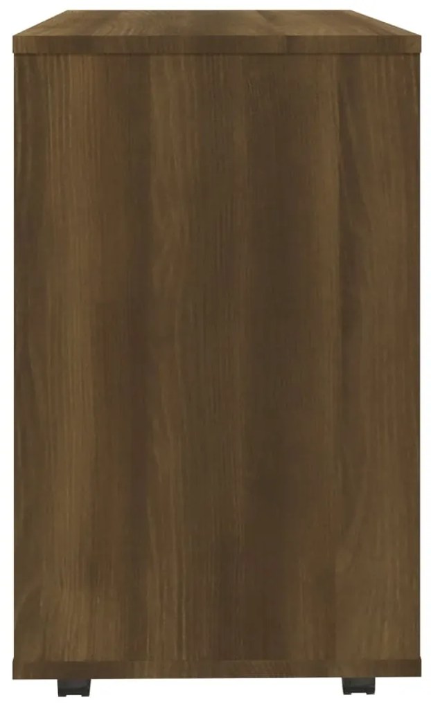 Mesa de apoio 70x35x55cm derivados de madeira carvalho castanho