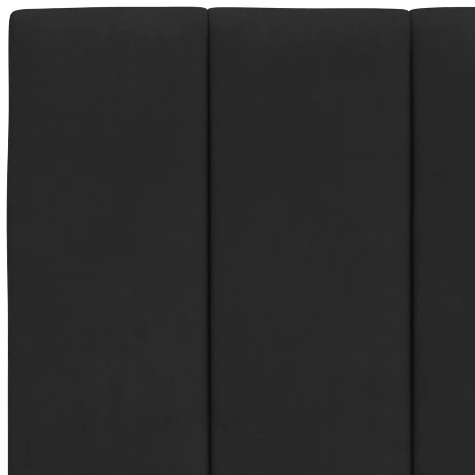 Cama com colchão 180x200 cm veludo preto