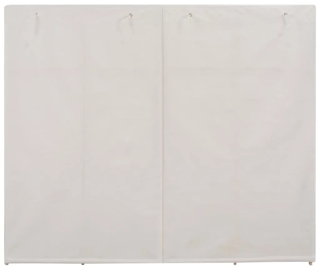 Roupeiro 200x40x170 cm tecido branco