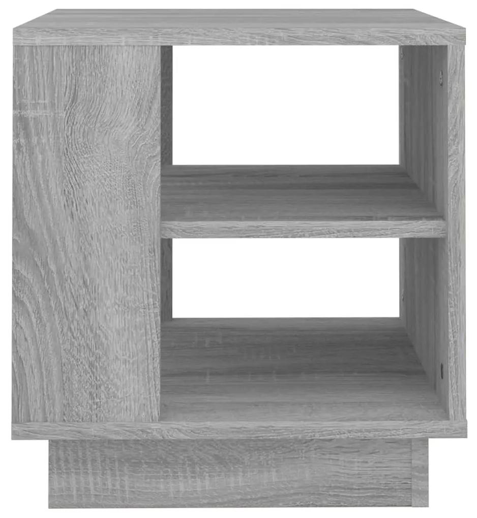 Mesa de centro 40x40x43 cm madeira processada sonoma cinza