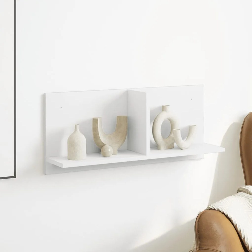 Armário de parede 70x16,5x30 cm derivados de madeira branco