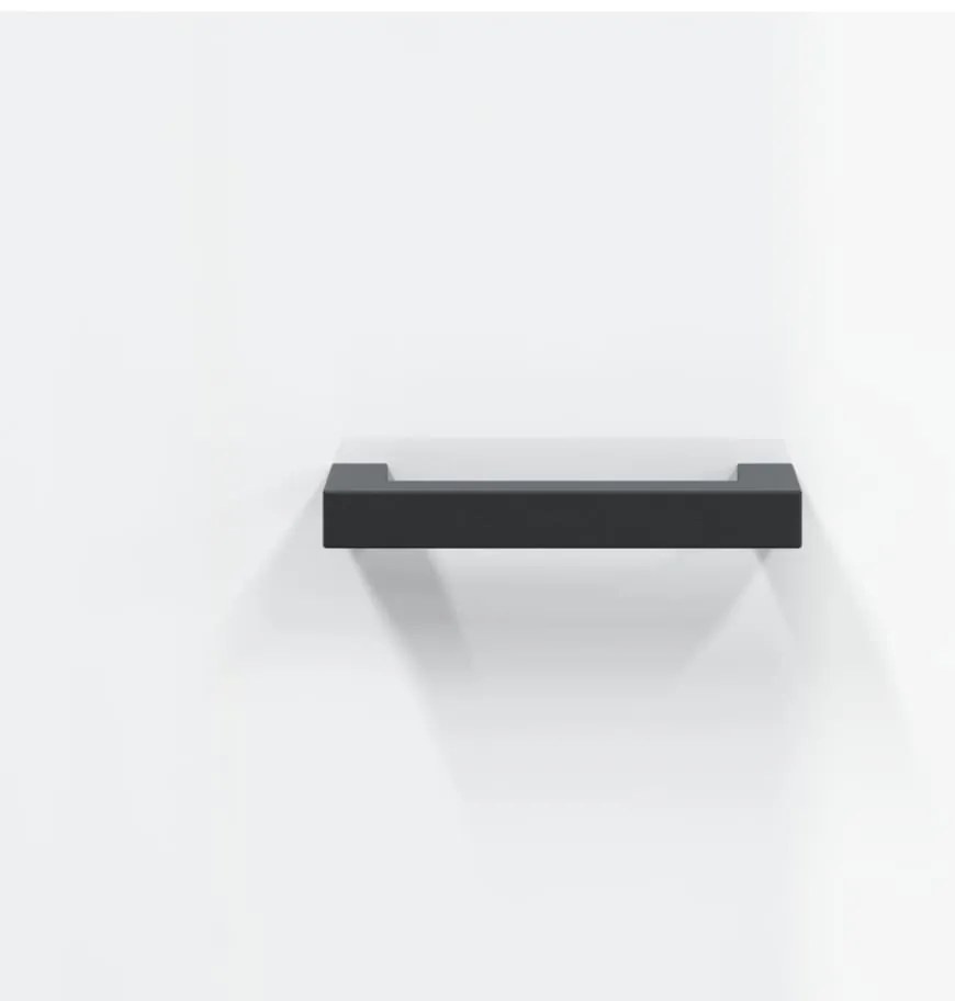 Mesa de cabeceira derivados de madeira branco brilhante