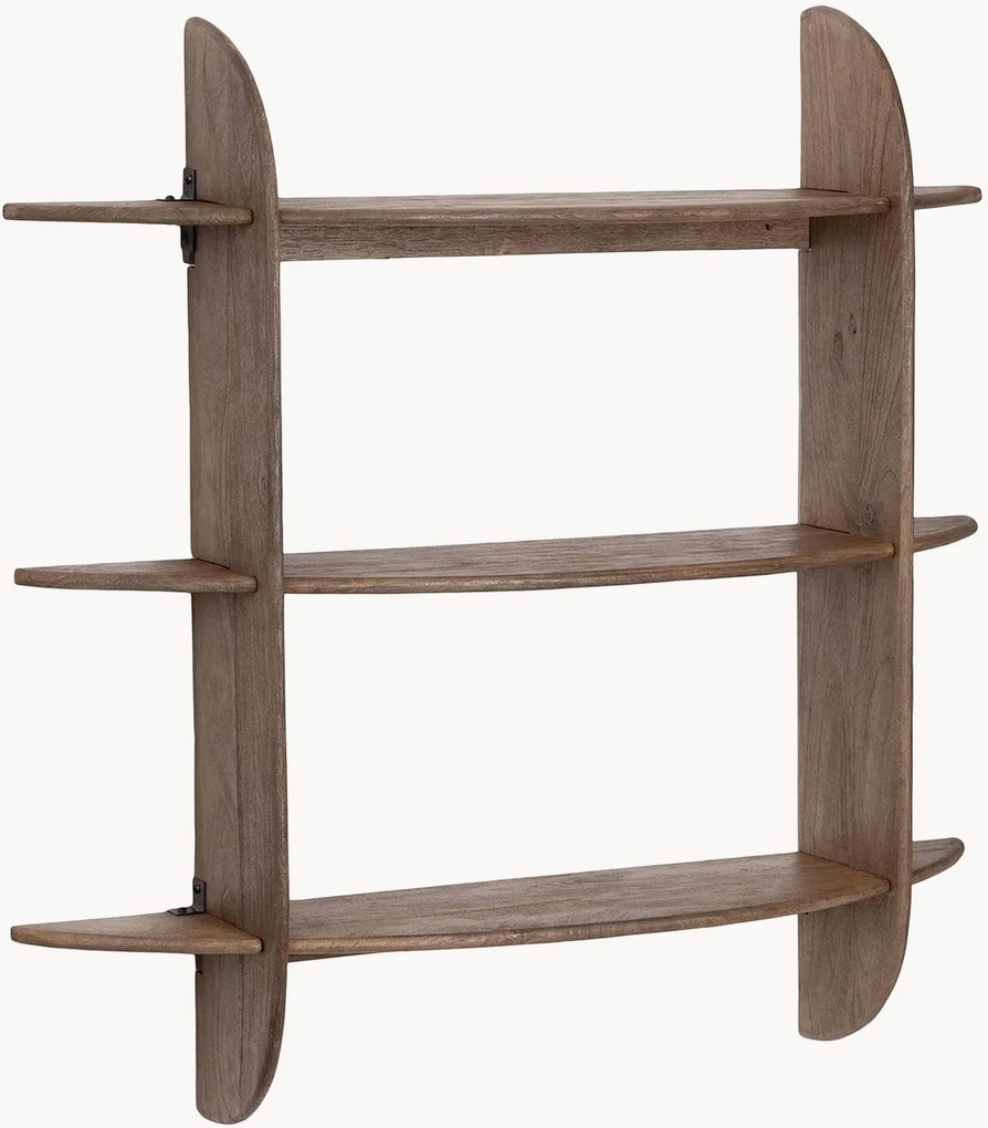 Estante de parede em madeira de manga Westwood