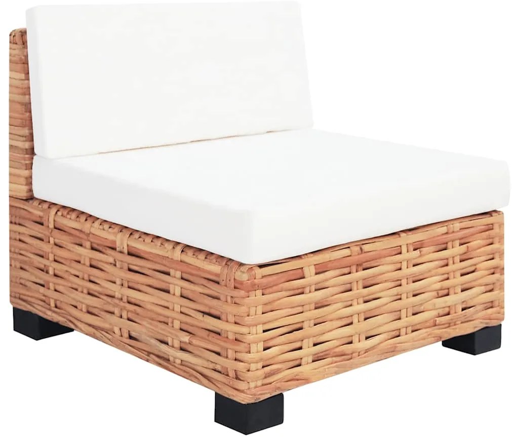 Conjunto de sofás 18 pcs vime genuíno