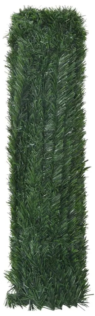 Vedação de relva artificial 1x5 m verde