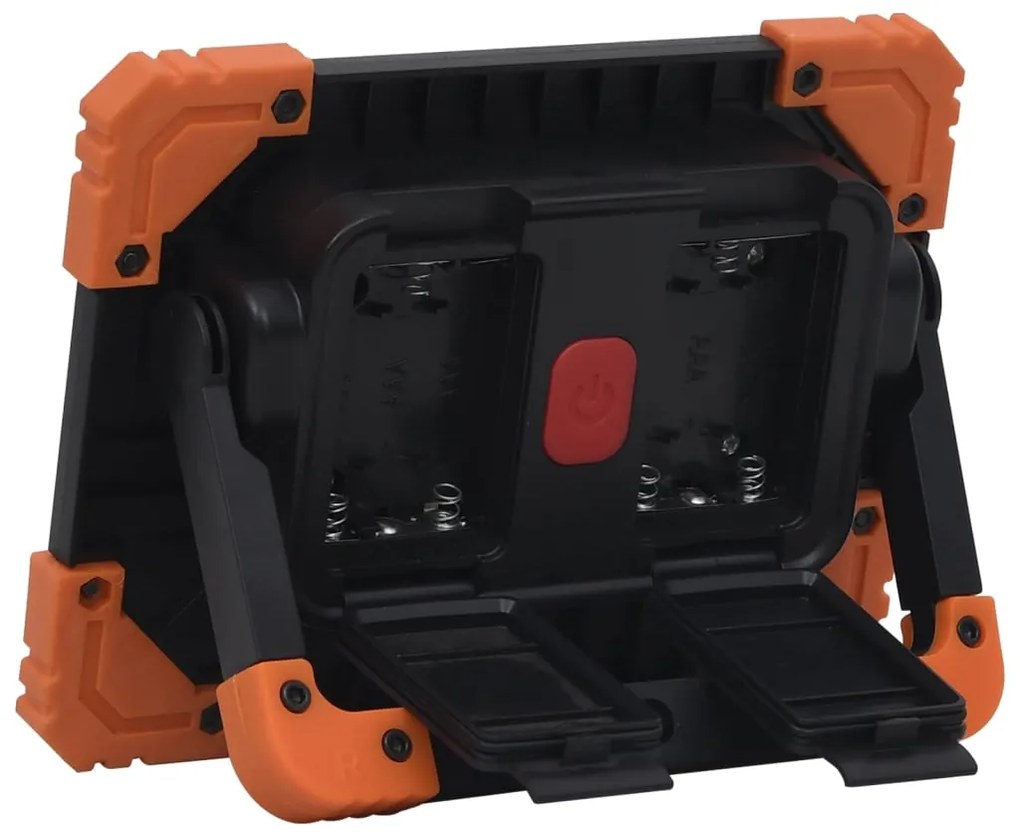 Holofote portátil c/ iluminação LED 10 W ABS branco frio