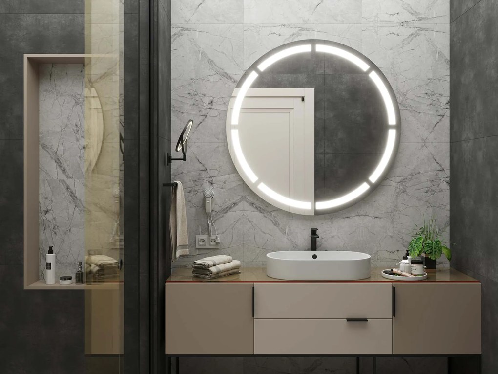 Espelho Redondo LED C2 premium 90x90