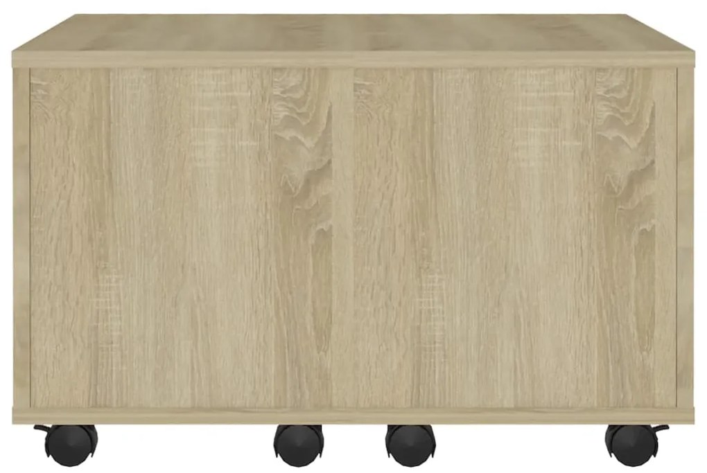 Mesa de centro 60x60x38 cm derivados de madeira carvalho sonoma