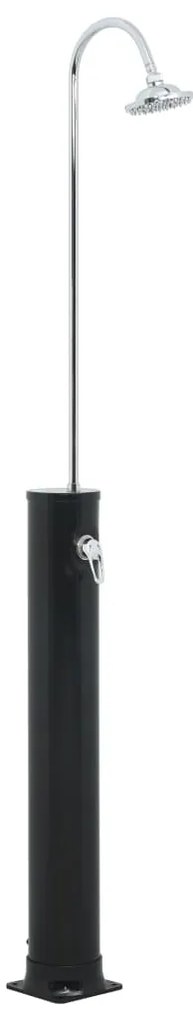 Chuveiro solar 214 cm 20 L preto