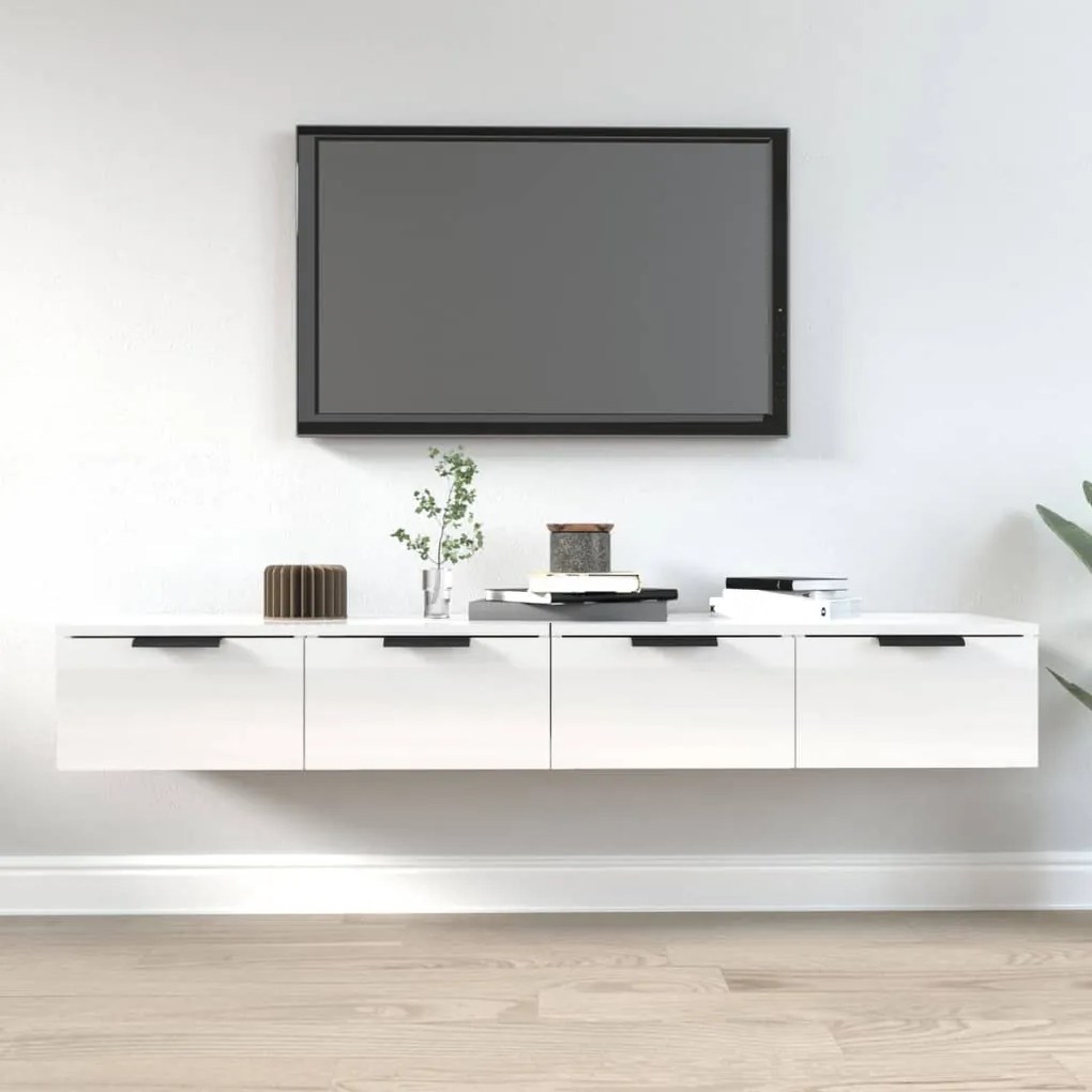 3115896 vidaXL Armários de parede 2 pcs 68x30x20 cm derivados madeira branco