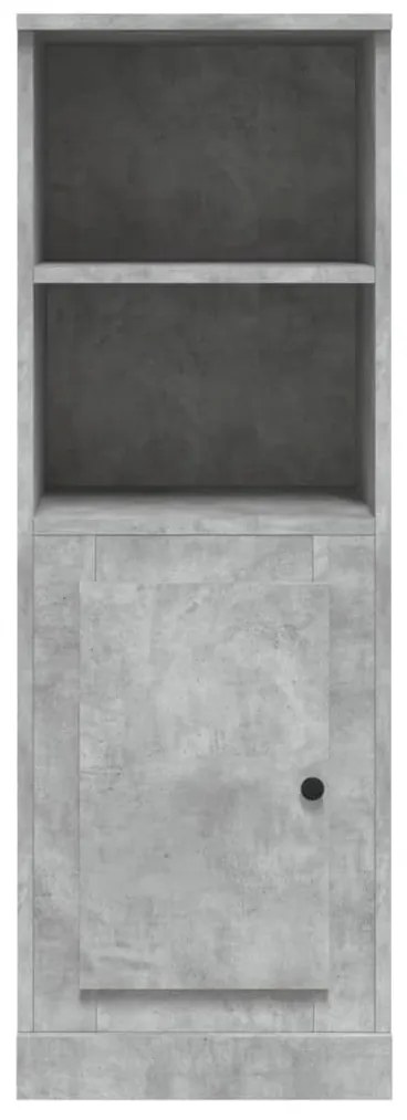 Aparador alto 36x35,5x103,5 cm derivados madeira cinza cimento