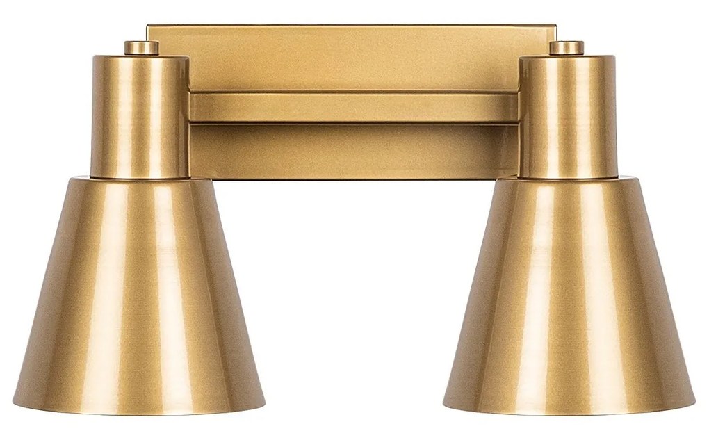 Candeeiro de Parede Funnel – Dourado – 38 x 21 x 21 cm