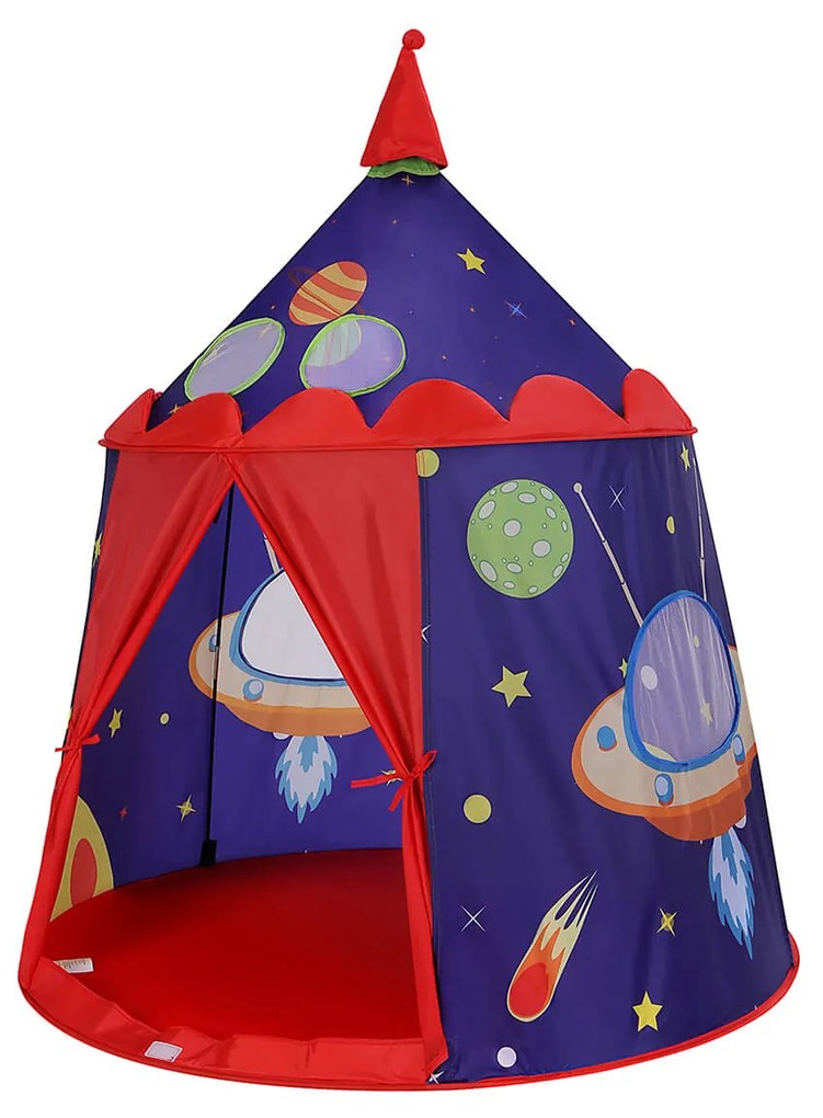 Tenda de brincar para crianças “Space" 101 x 135 cm Azul