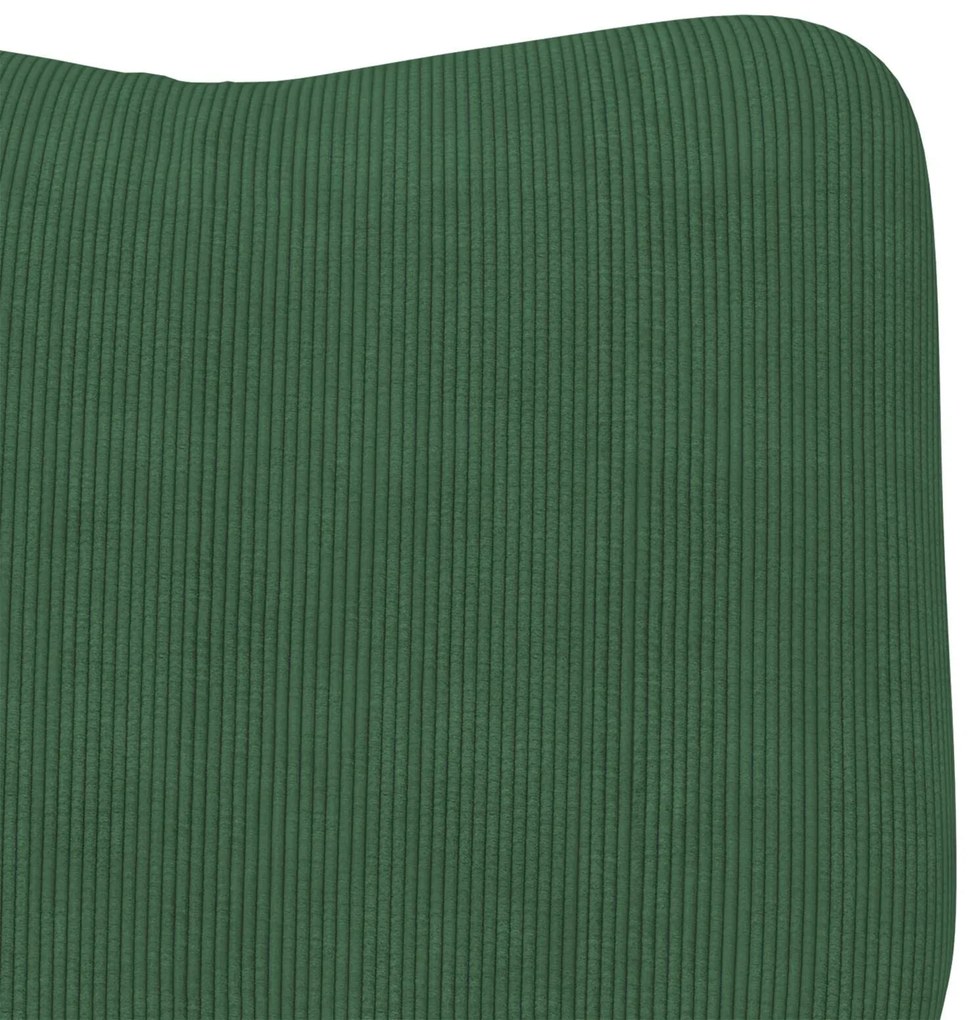 Poltrona Relaxante vidaXL Verde Selva em Tecido Veludo