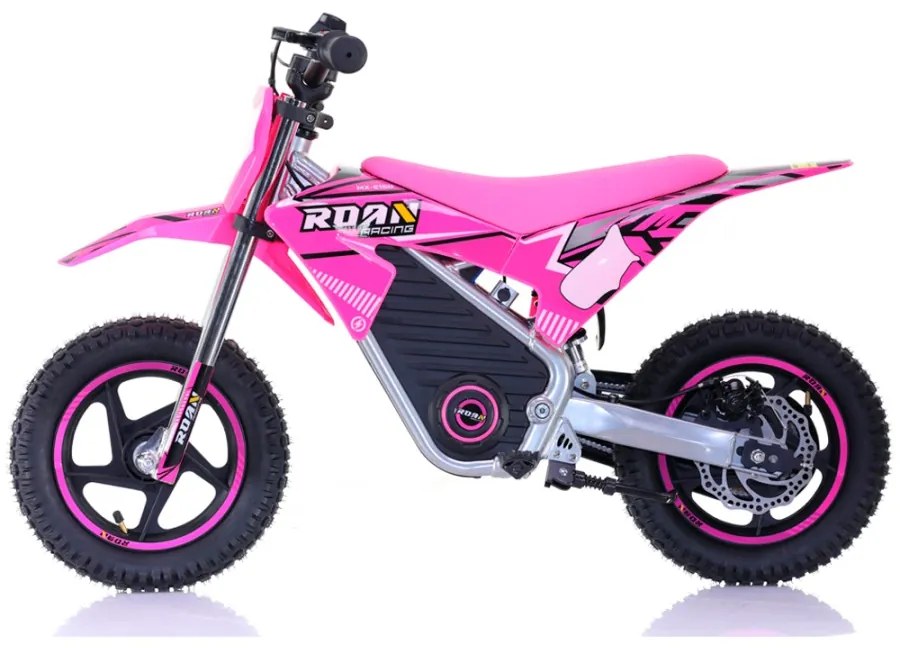 Mini moto eléctrica Warrior 150W MX150 12/12 Até 15 km/h C/ Limitador Rosa
