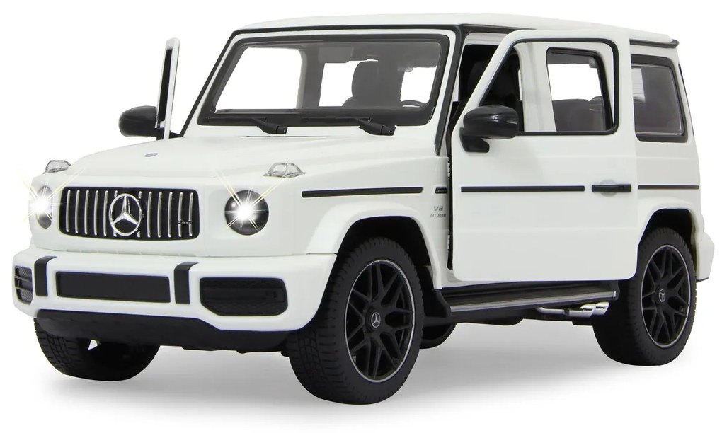 Carro telecomandado Mercedes-Benz AMG G63 1:14 2,4GHz Portas manuais Branco