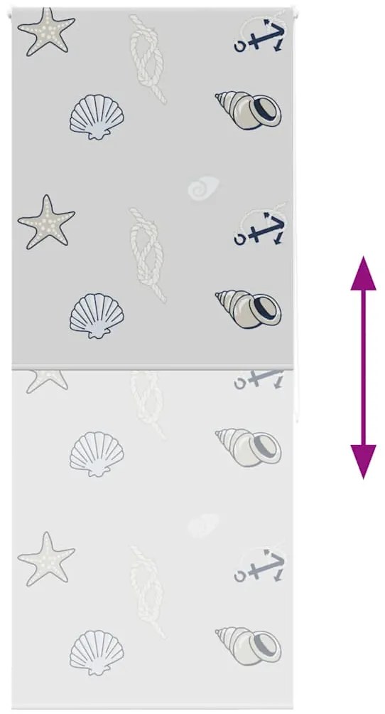 Rolo de Duche Estores 110x240 cm Largura Tecido 106 cm