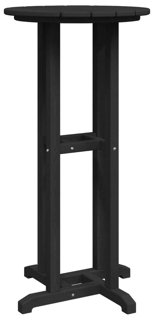 Mesa de Bar Preta 55x55x107 cm HDPE
