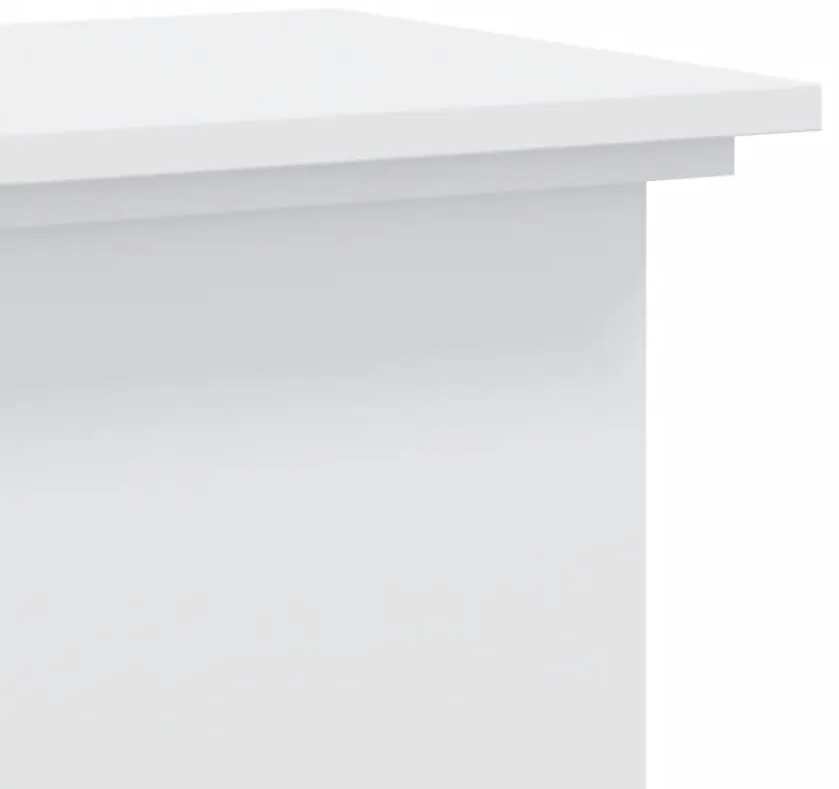 Suporte para plantas 33x33x100 cm derivados de madeira branco
