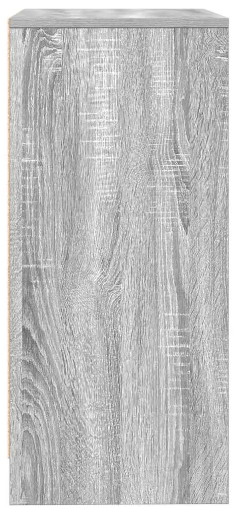 Aparador 57x34x76 cm derivados de madeira cinzento sonoma
