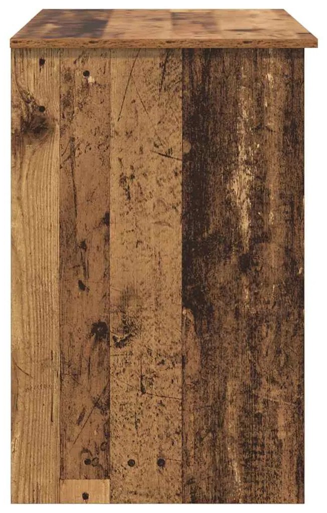 Secretária com Armazenamento Madeira Velha 90x49.5x75 cm Madeira de En
