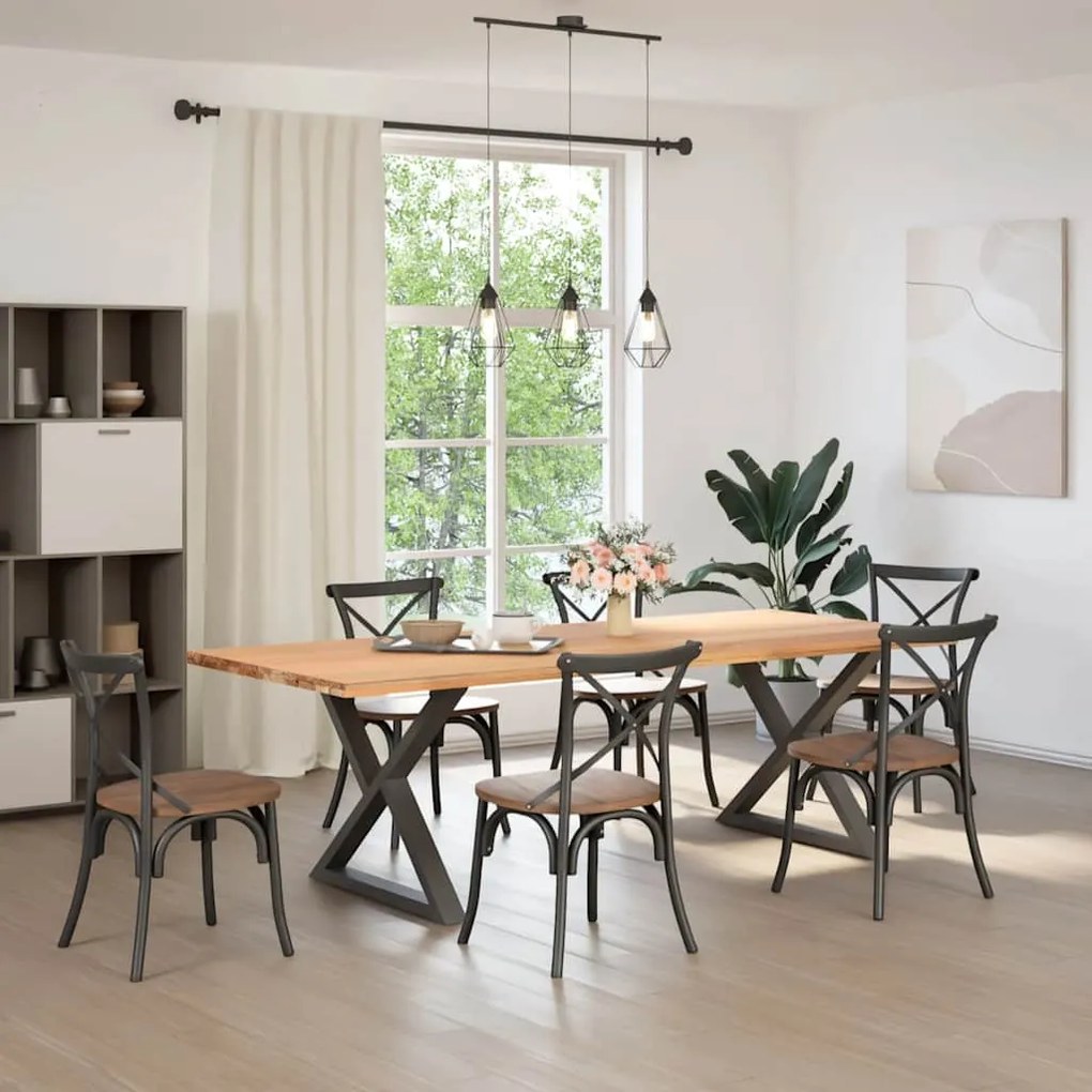 Pés para mesa de jantar 2 peças, branco, 90x(72-73,3) cm, aço