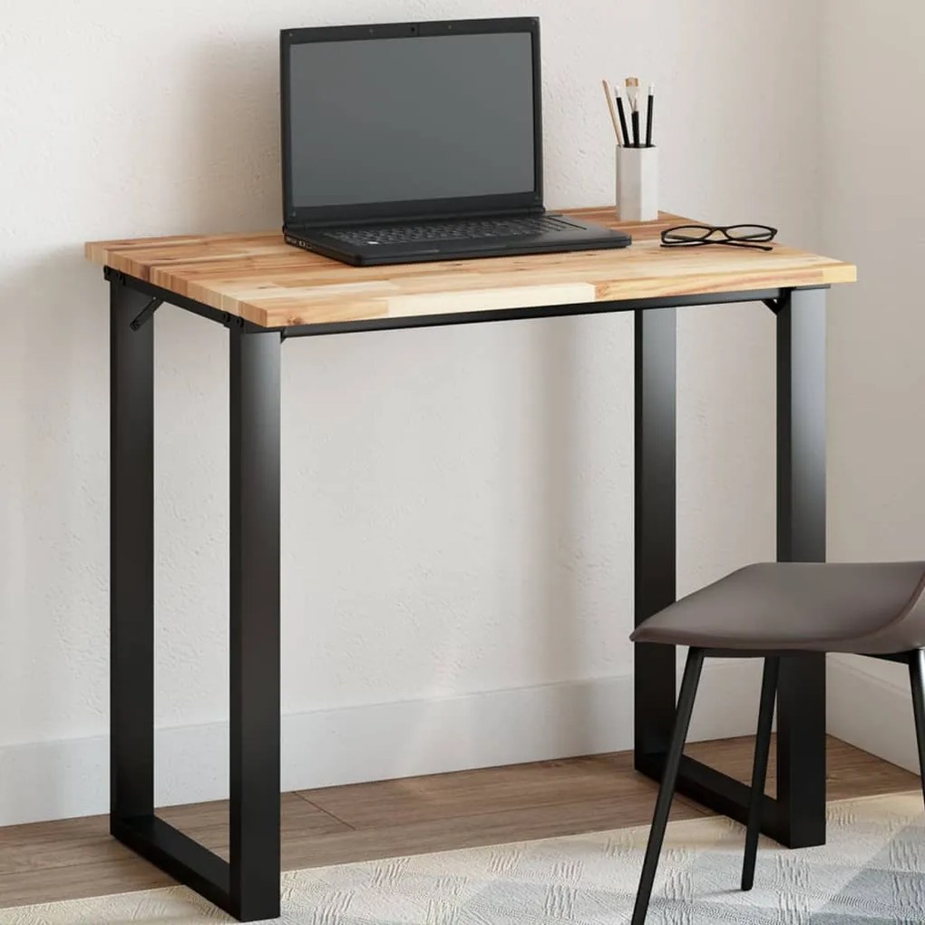 vidaXL Tampo de mesa retangular 100x60x2 cm madeira de acácia maciça