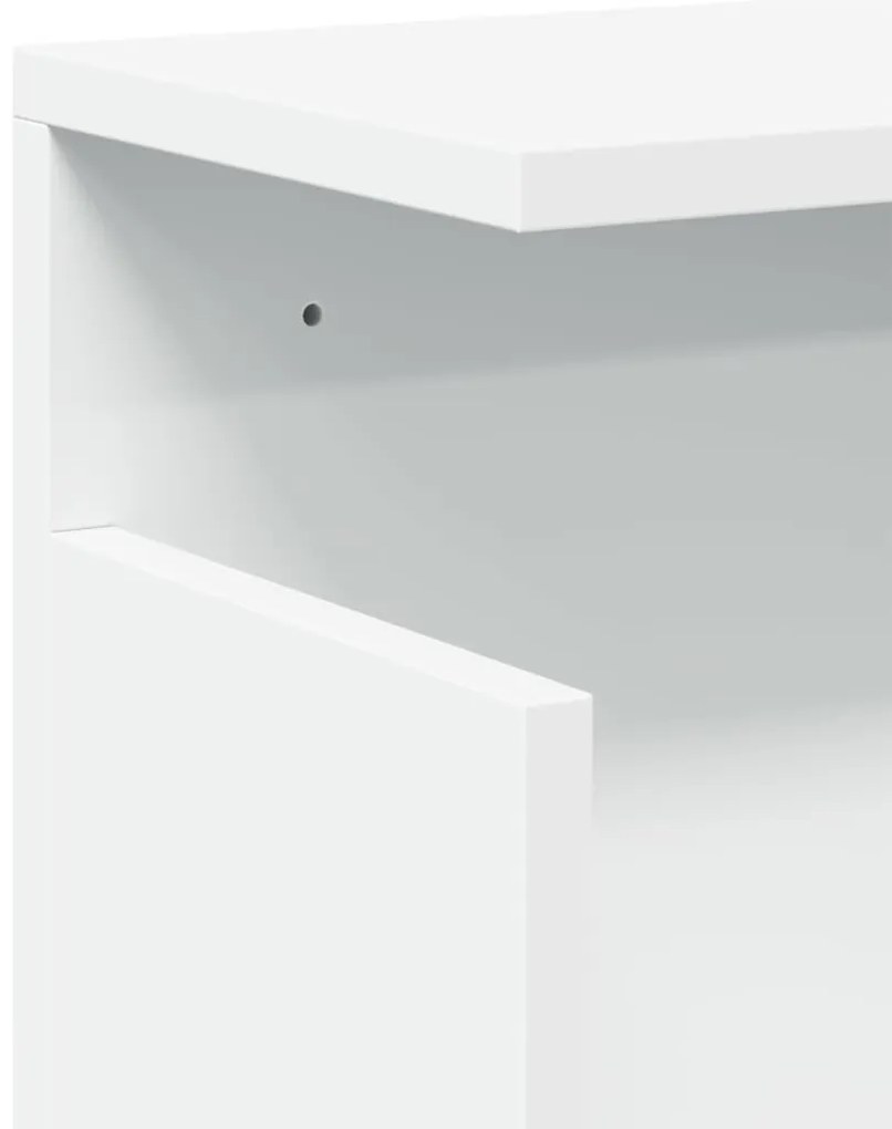 Armário de parede 60x20x30 cm derivados de madeira branco