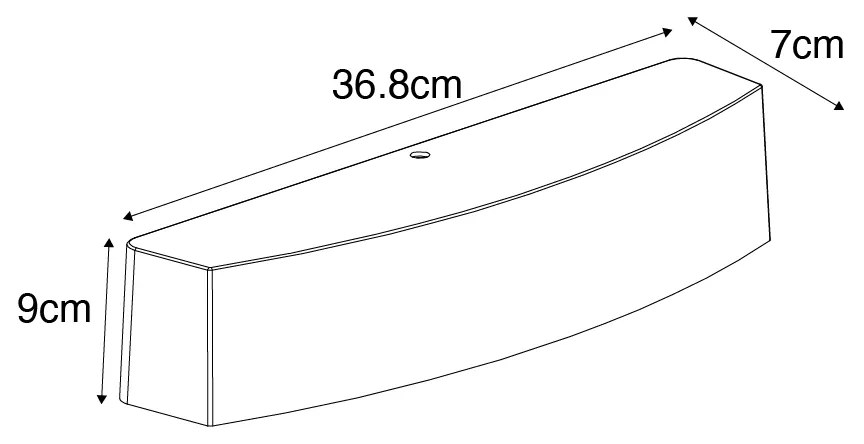 Candeeiro de parede exterior moderno preto IP44 - Bojan Moderno