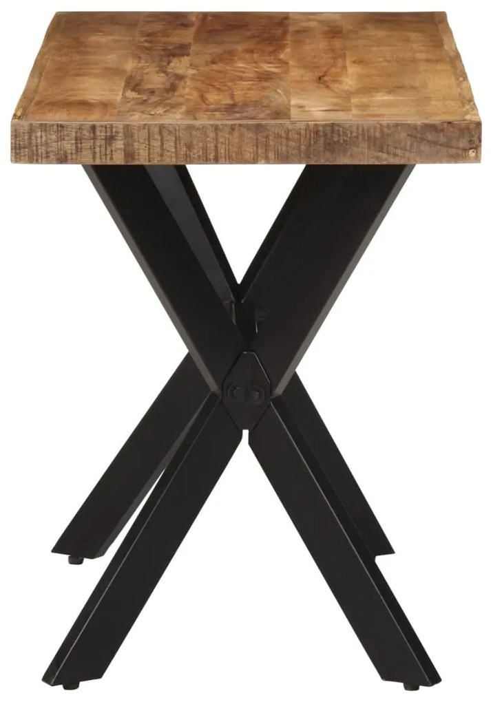 Mesa de jantar 110x55x75 cm madeira de mangueira maciça
