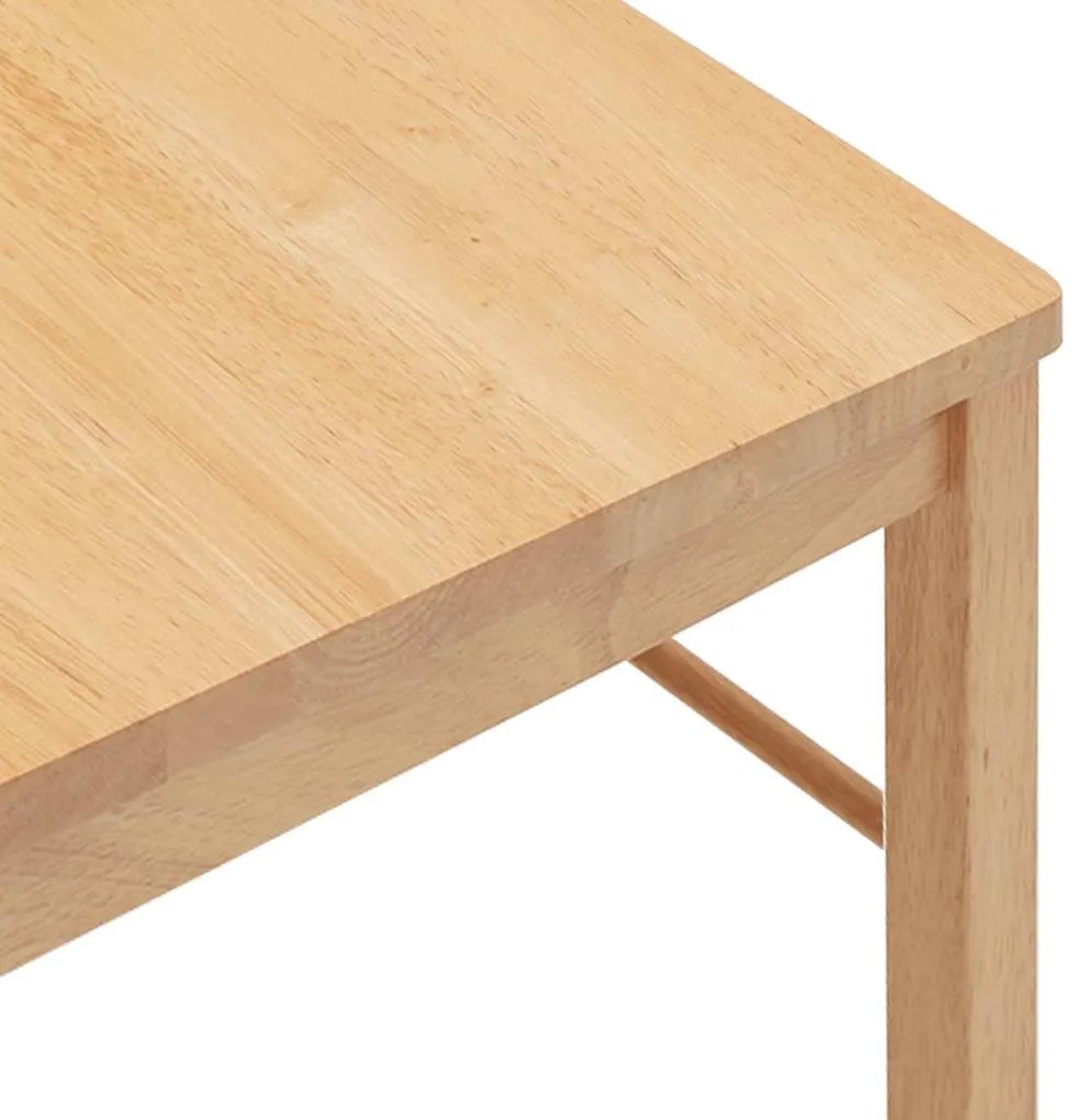 Cadeiras de jantar 2 pcs madeira de seringueira maciça