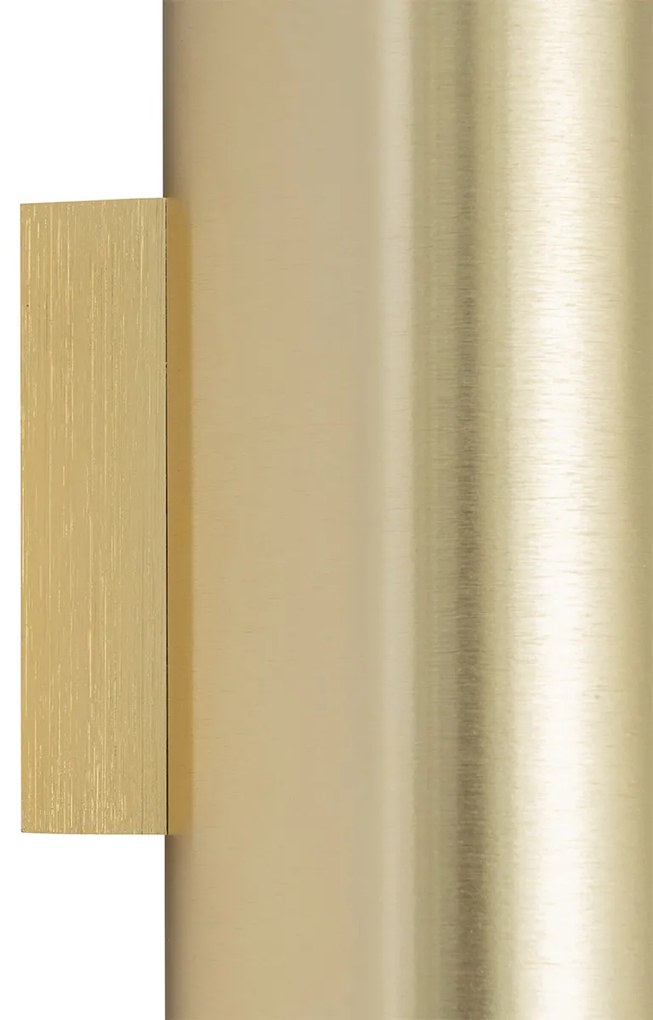 Candeeiro de parede design dourado redondo 2 luzes - Sab Honey