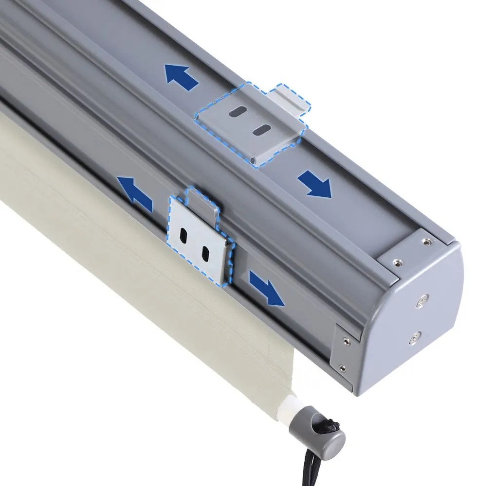 Toldo vertical 1,6 x 2,5 m bege