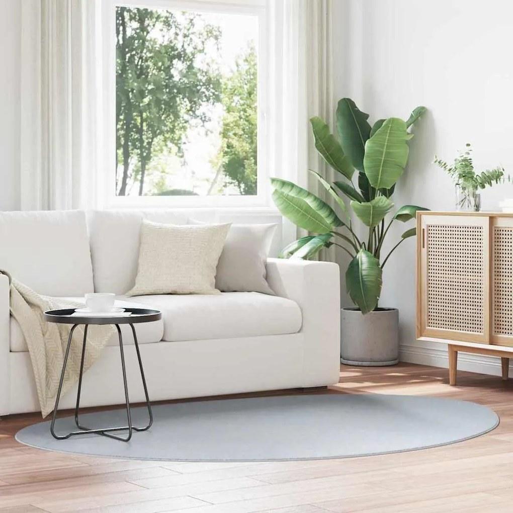 vidaXL Tapetes de área HUARTE Cinzeto 140 x 200 cm Poliéster