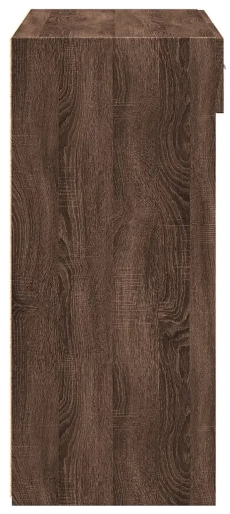 Aparador 80x42,5x93 cm derivados de madeira carvalho castanho