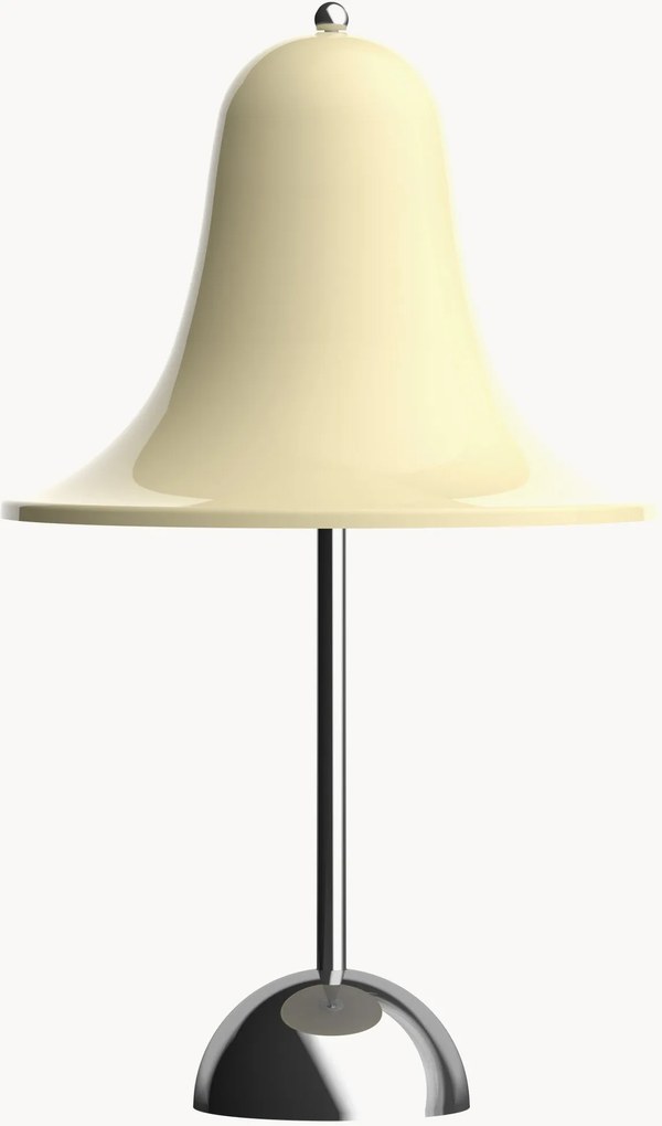 Candeeiro de mesa LED pequeno portátil regulável Pantop, Design Verner Panton