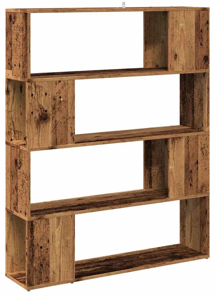 Estante/divisória 100x24x124,5 cm cor madeira velha