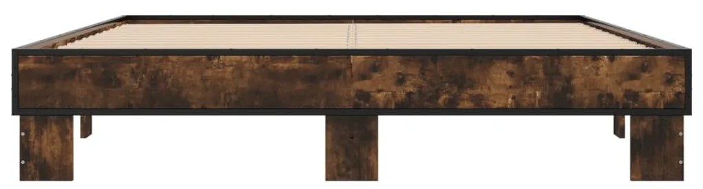 Estrutura de cama 150x200 cm derivados madeira/metal