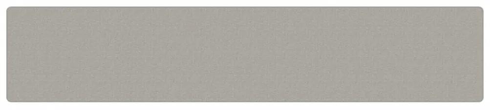 Tapete/passadeira 80x400 cm aspeto sisal cinzento-acastanhado