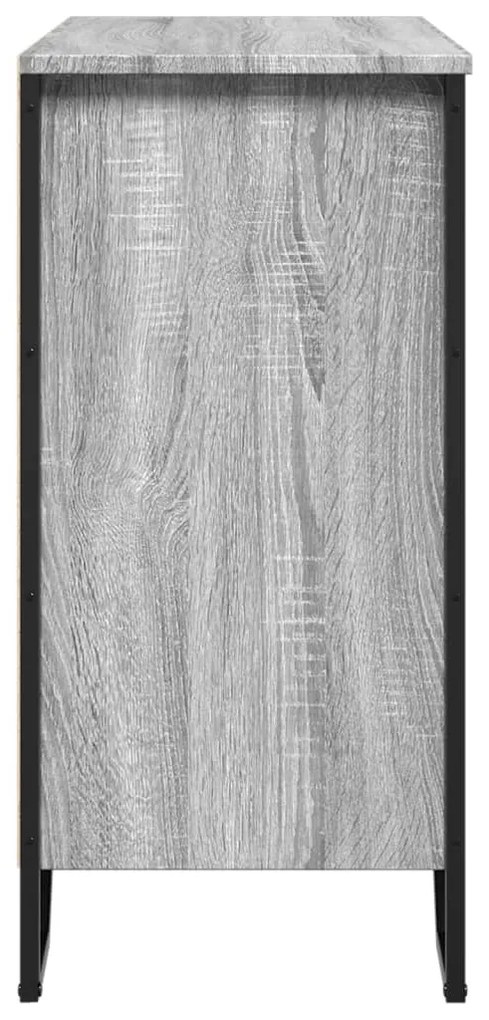 Aparador 78x35,5x74,5 cm derivados de madeira cinzento sonoma