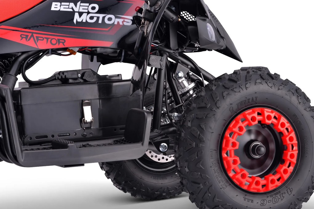 Moto 4 elétrica para crianças ATV Motors Raptor 800W Vermelha