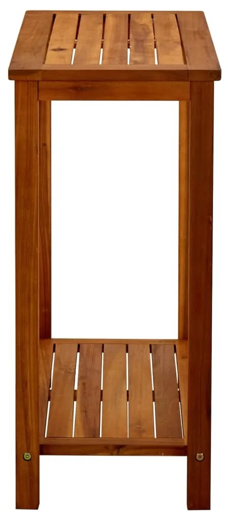 Mesa consola para jardim 80x35x75 cm madeira de acácia maciça