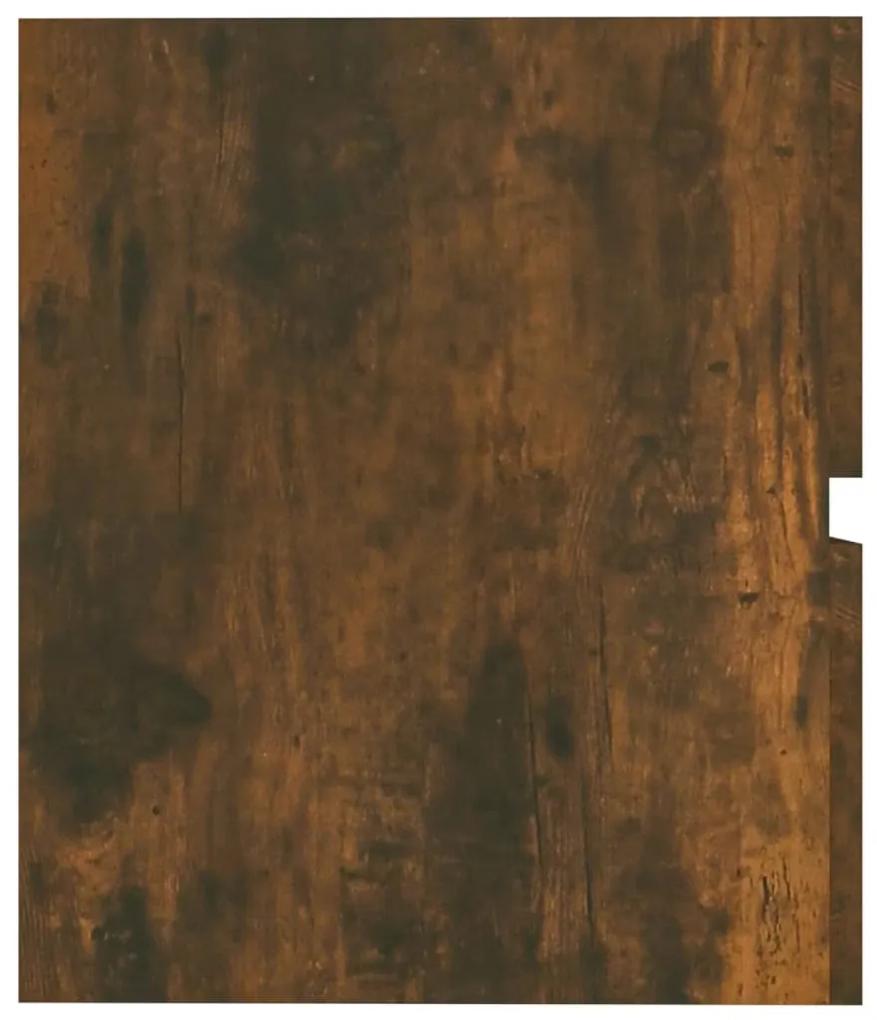 Armário de Parede para Lavatório de 41 cm - Madeira Rústica - Design M