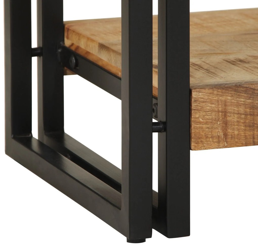 Mesa de Console vidaXL 120x33x75 cm Madeira de Mangueira Sólida