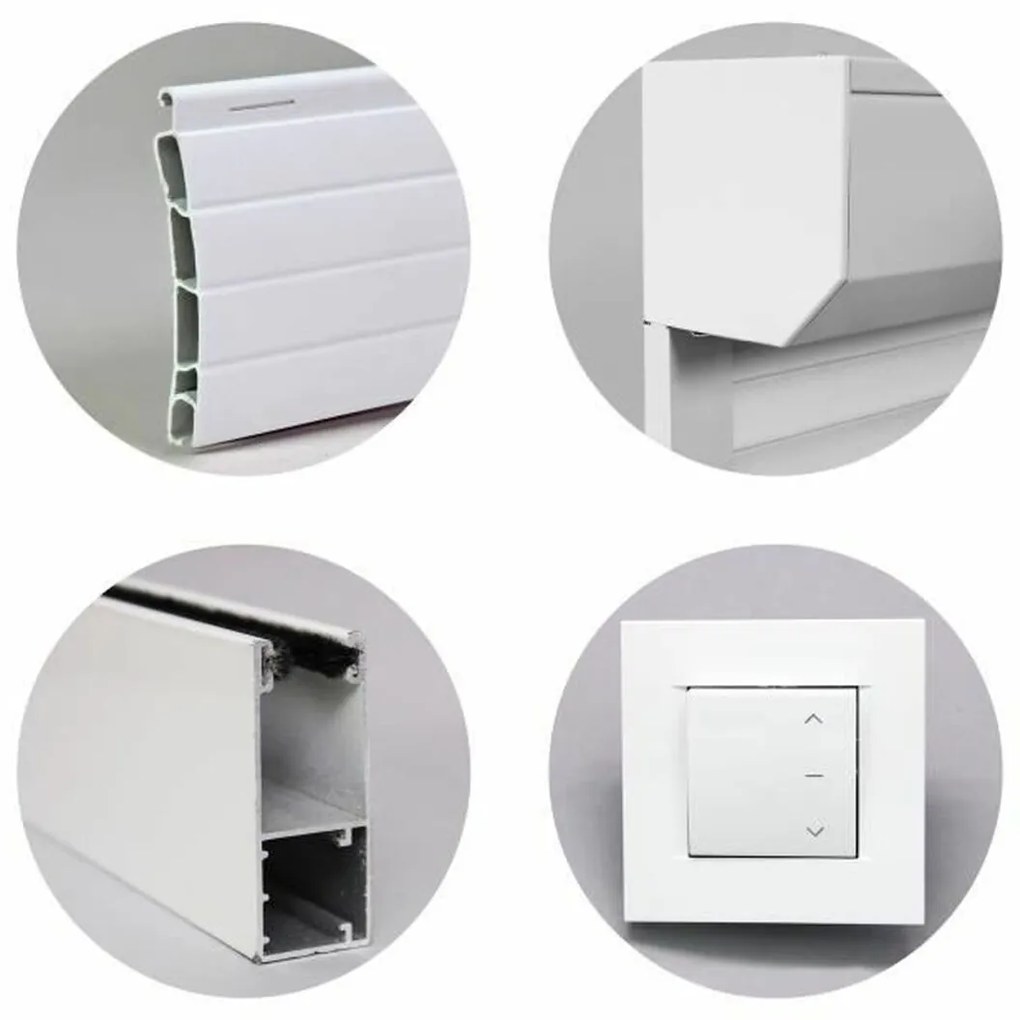 Persiana Branco 140 x 120 cm