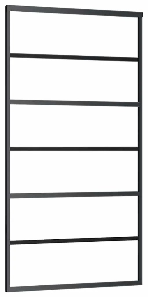 Porta deslizante c/ conj ferragens 102x205cm vidro ESG/alumínio
