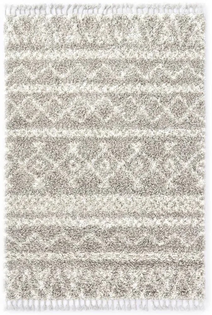 vidaXL Tapete berbere shaggy PP cor areia e bege 80x150 cm