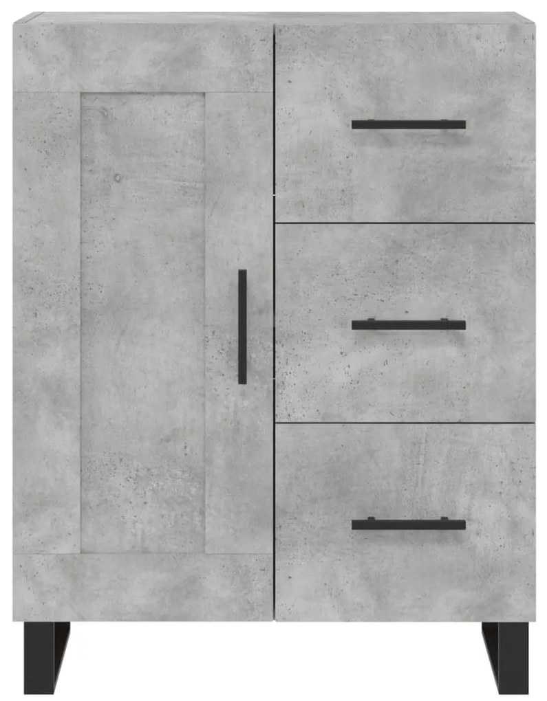 Armário alto 69,5x34x180 cm derivados de madeira cinza cimento