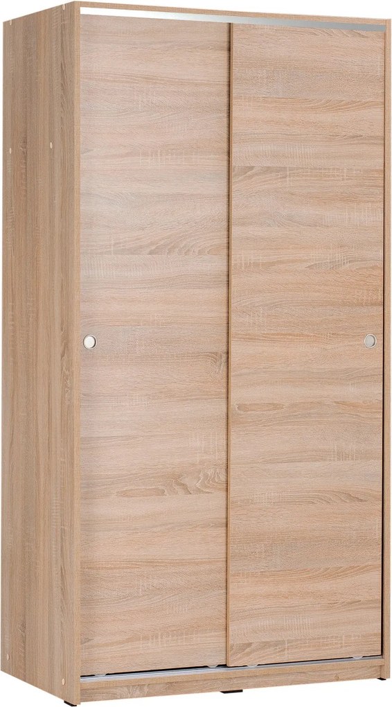Roupeiro "Zenith" – Carvalho Sonoma – 94 x 182 x 52 cm – Design Modern
